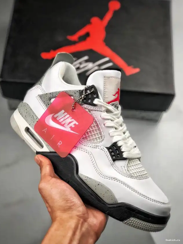 One Kick 840606-192 (nike) Cement Air White OG Jordan 4 0612